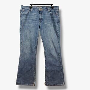 Y2K Signature Jeans Women's 16 Light Wash Low Rise Bootcut Denim Retro Aesthetic